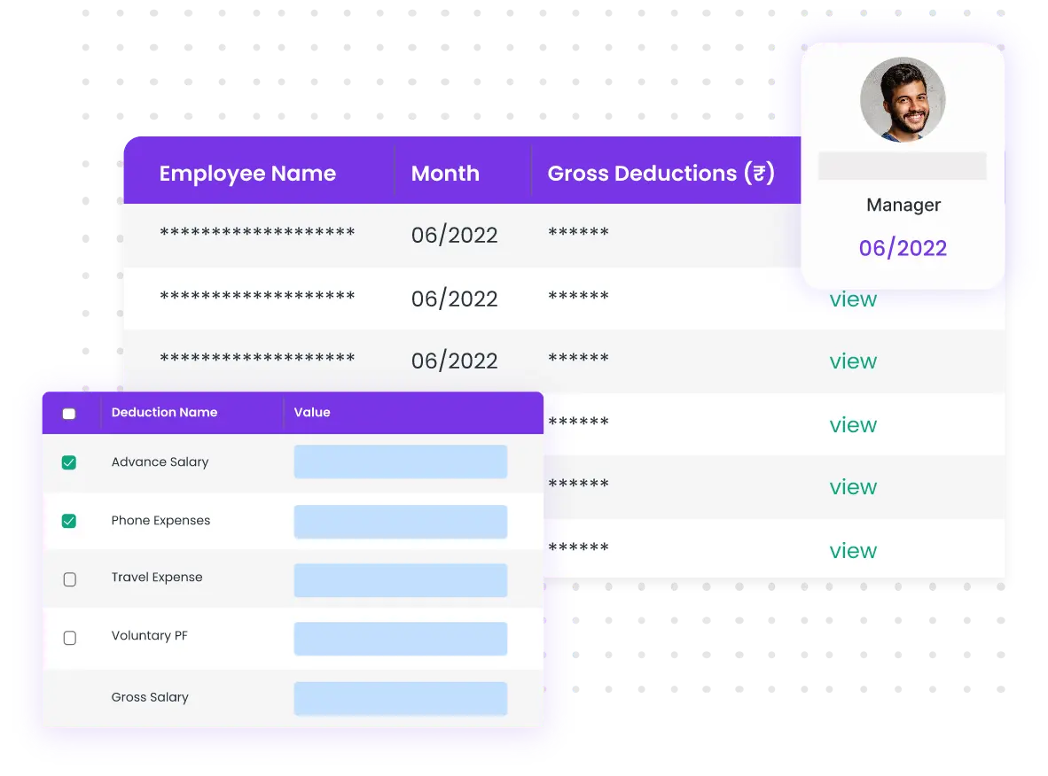 Employee Deduction Configuration Options