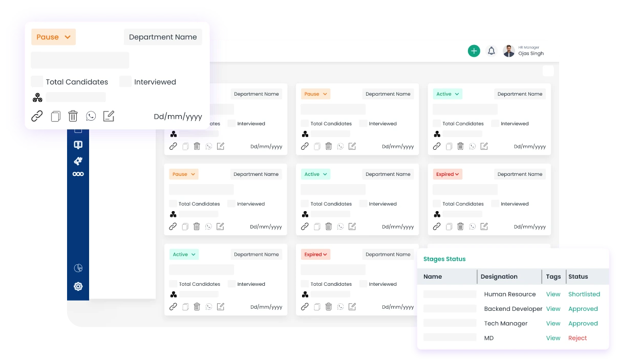 OZii Employee Onboarding Dashboard
