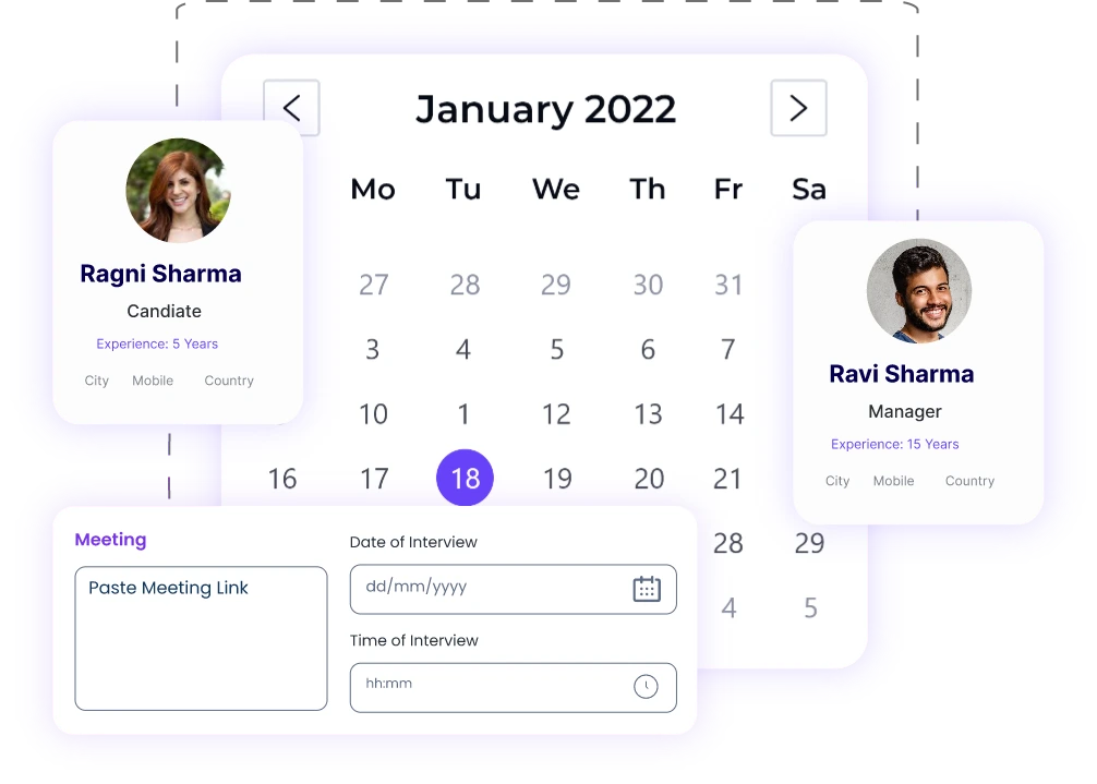 Interview Scheduling Feature in OZii HRMS
